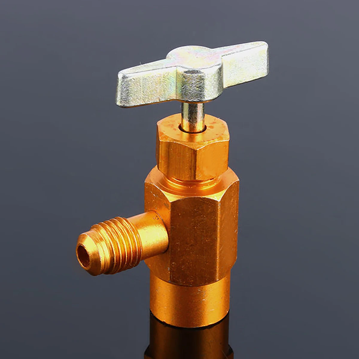 1pc AC R-134a Refrigerant Tap Can Dispensing 1/2" ACME Thread Valve M16 Thread