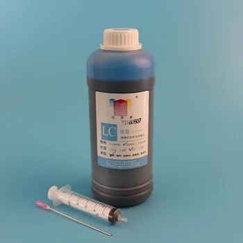 

500ML Universal Light Cyan Dye Refill Ink kit For EPSON ME200 30 300 33 R210 R230 Printer CISS Cartridge Printer Image Dye Ink