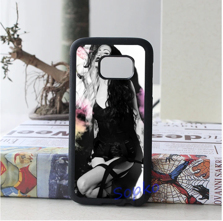 Фарфор Черный Чехол для samsung galaxy S3 S4 S5 S6 S7 край Примечание 3 4 5 # B835 |