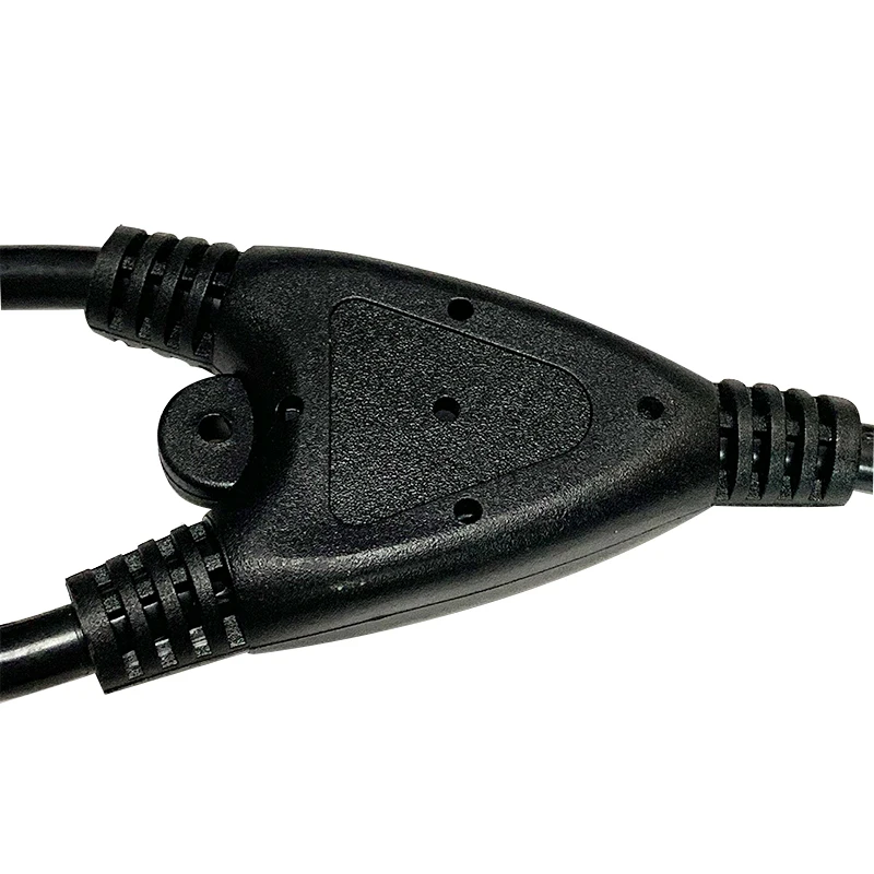 0,3 м 3* 18AWG C14-2* 5-15R IEC320 C14 штекер 2* US 5-15R женский y-сплиттер удлинитель питания Шнур адаптер питания 10A/15A