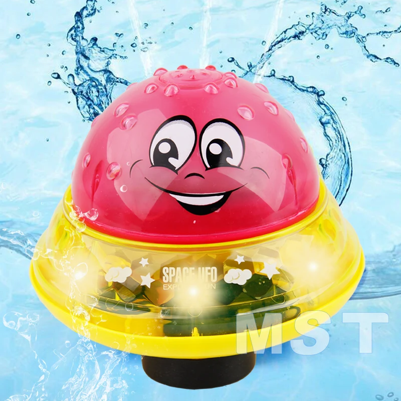 Bath Toys Spray Water Light Rotate With Shower Pool Kids Toys For Children Swimming LED Light Toys Water Balloons Games Toy