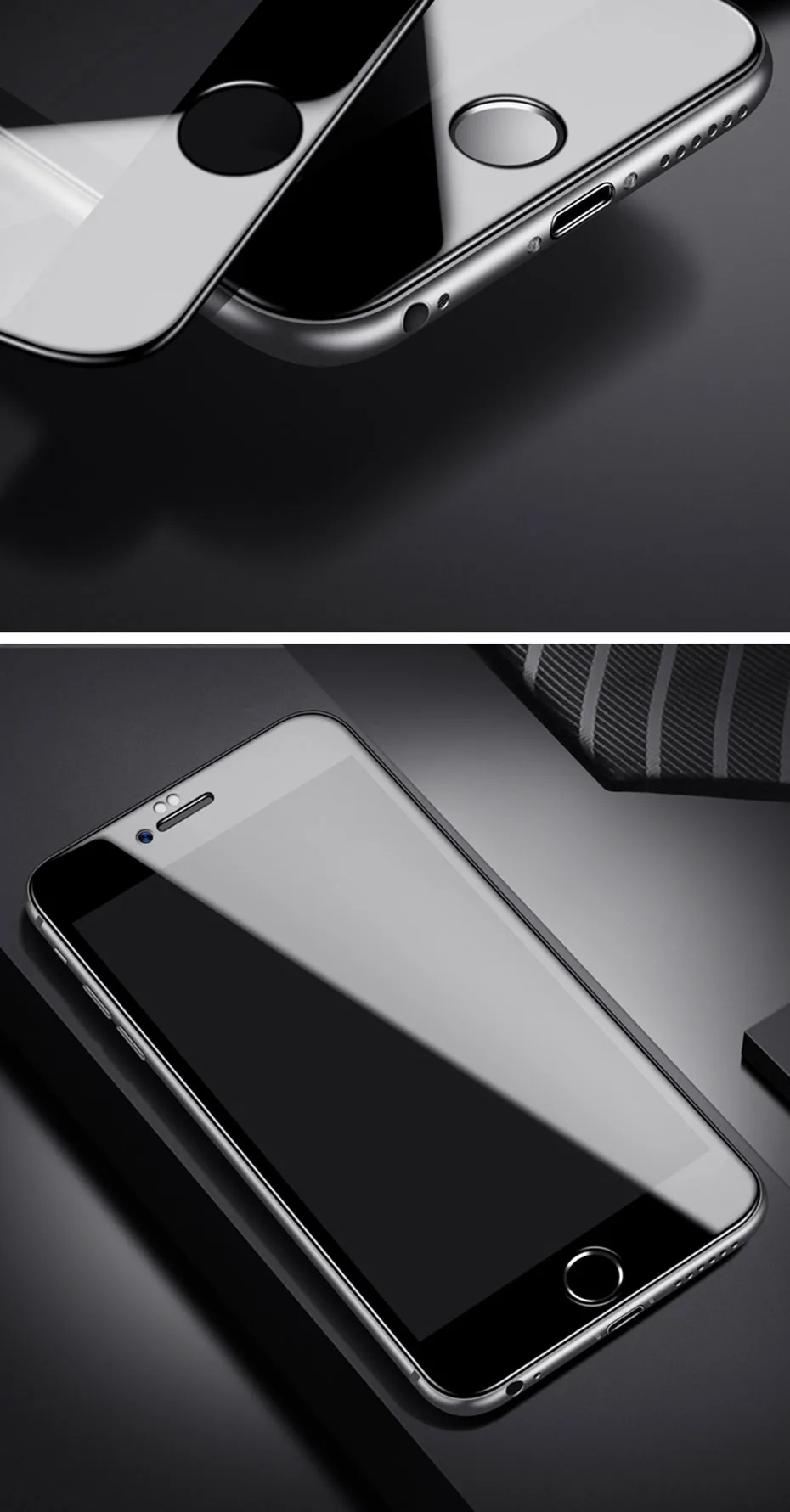 MOUSEMI For iPhone 6 6S 7 Glass Screen Protector Full Cover 3D Film Ultra Thin Protective Glass For iPhone 7 8 Plus X 6 On Glass (13)