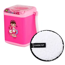 Электрический милый косметический порошок слоеного стиральной машины очиститель кистей для макияжа инструменты для шайбы Cosmetische hulpmiddelen