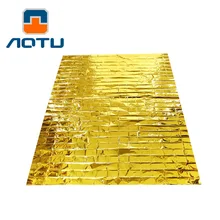 Новое напольное 210*160 см аварийное одеяло одеяла для поисково-спасательной операции одеяло предотвращается Выживание золота