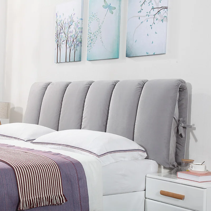 

Nordic Bed Cover 120-220cm All Inclusive Fabric Comforters Dust Proof Elastic Washable Bed Headboard Cover Protective Cover