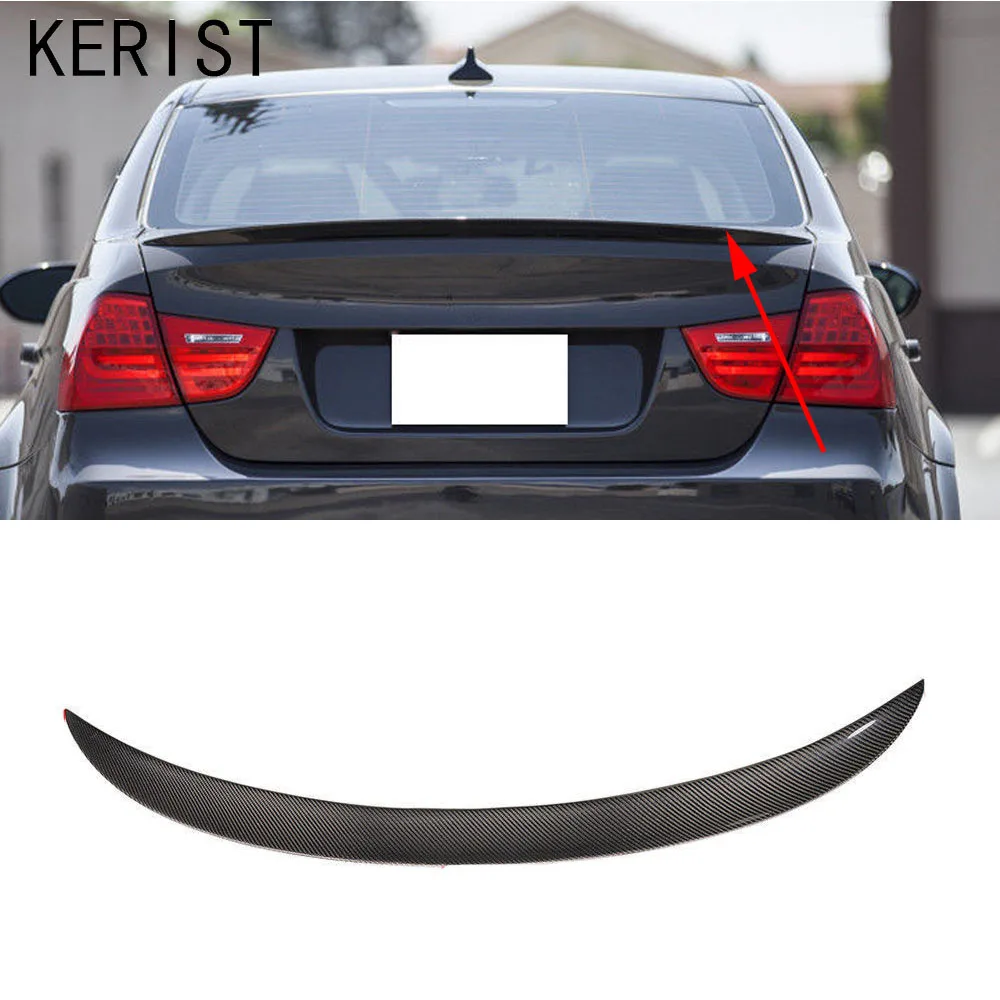 For BMW E90 /& E90 M3 Carbon Fiber Rear Spoiler Trunk Lip Wing P Style 2005-2011