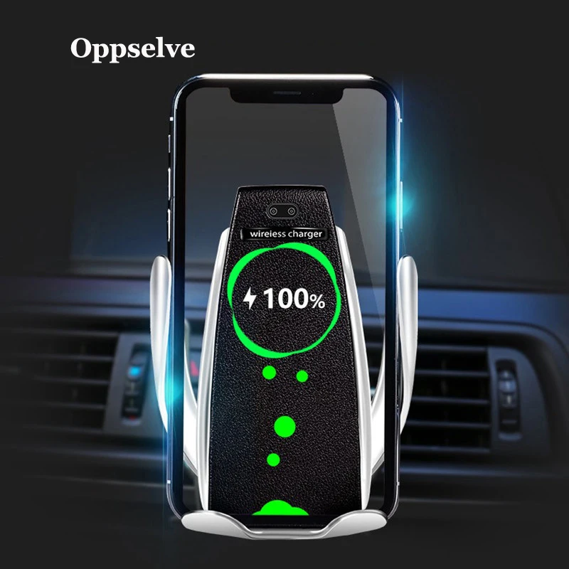 

10W Qi Wireless Charger For iPhone XS Max XR X 8 Samsung S10 S9 Intelligent InfraredFast Wireless Charging Mobile Phone Holders