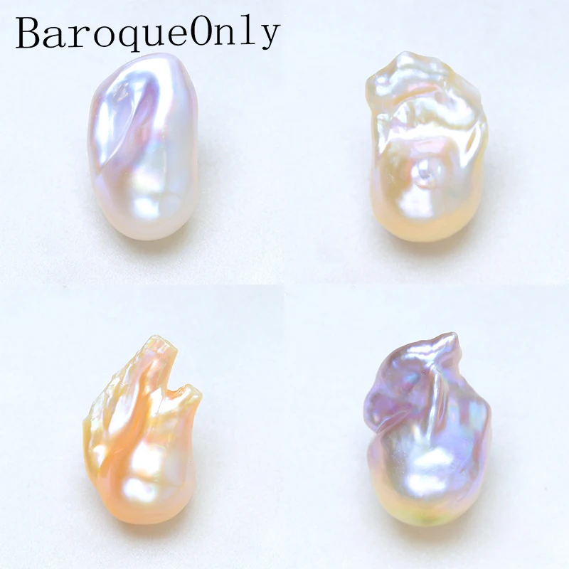 Ожерелье BaroqueOnly ожерелье из натурального пресноводного жемчуга в стиле барокко разных цветов модель
