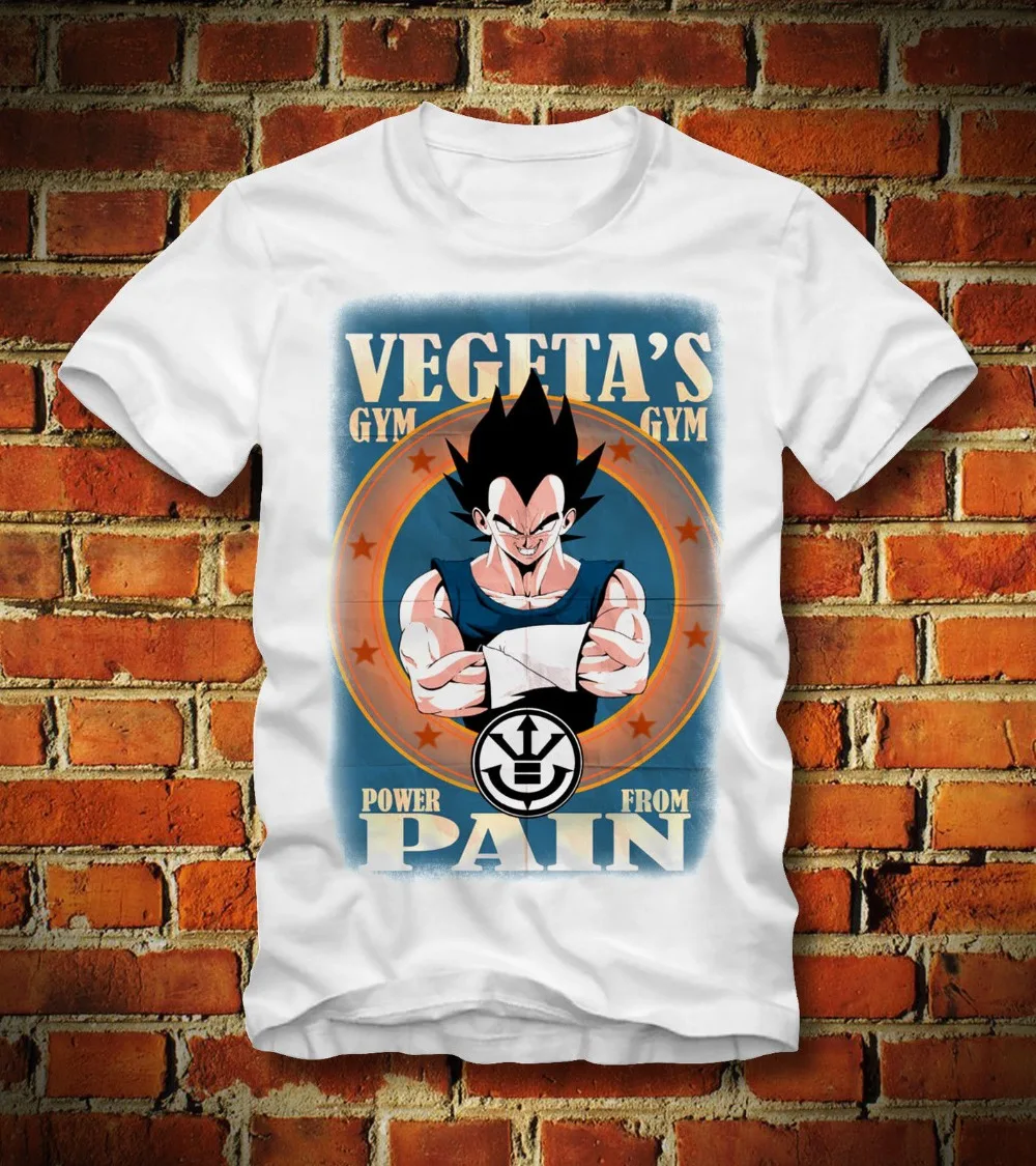 Футболка Vegeta'S Gymer хентай, аниме-Манга Sailor Moon Dragon Ball Z Tv модная черная футболка с короткими рукавами Молодежный круглый