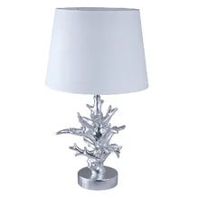 FUMAT коралловые настольные лампы современные белые ткани абажур Abajour Para кварто гостиная Abat Jour Pour Lampe исследование Коралловая лампа