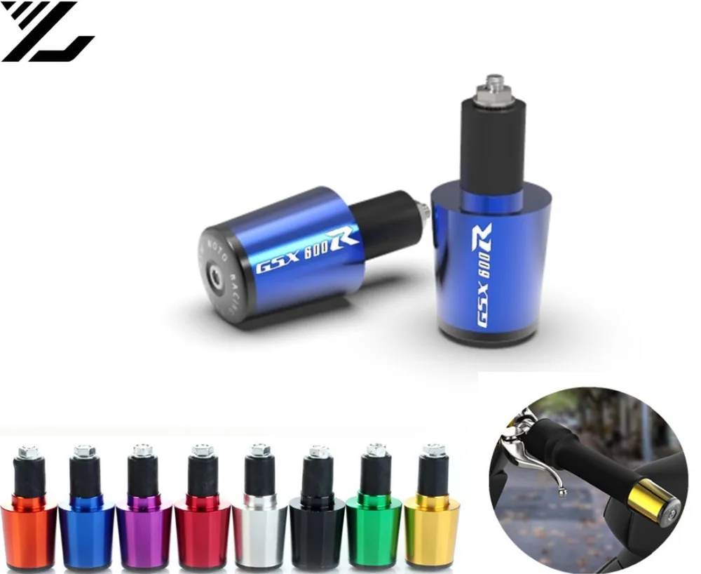 

For Suzuki GSXR600 GSX600R 1997-03 2005-2016 7/8'' 22MM Moto Grips the bar ends CNC Motorcycle Handlebar handle bar Grips ends