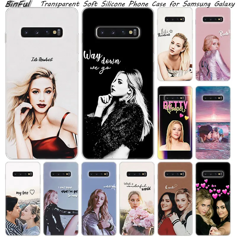 Мягкий силиконовый чехол Lili Reinhart Riverdale для Samsung Galaxy S10 S9 S8 Plus S7 Edge A6 A8 A7 A9 2018 A5 2017