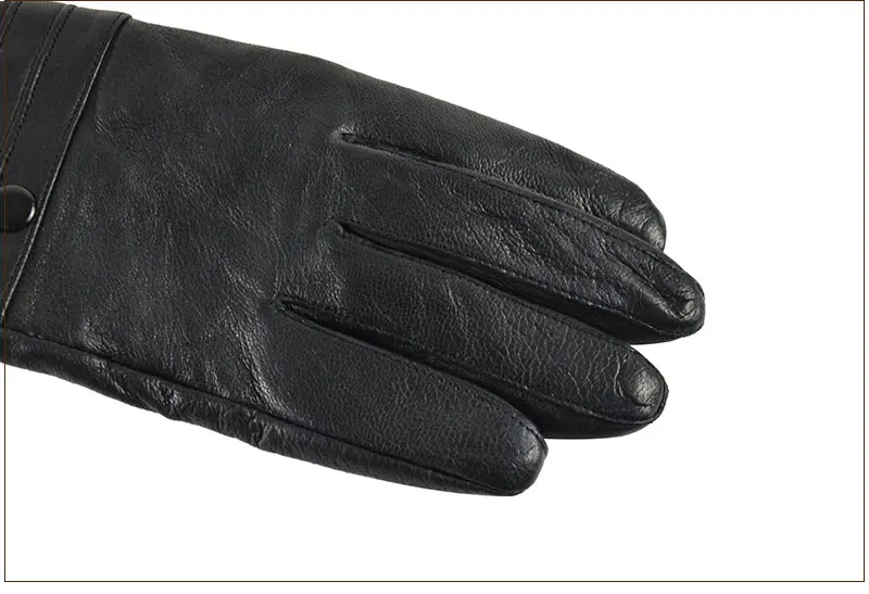 GL7012 Мужская натуральная кожа перчатки Новый Стиль Зимние теплые из натуральной коровьей кожи Перчатки