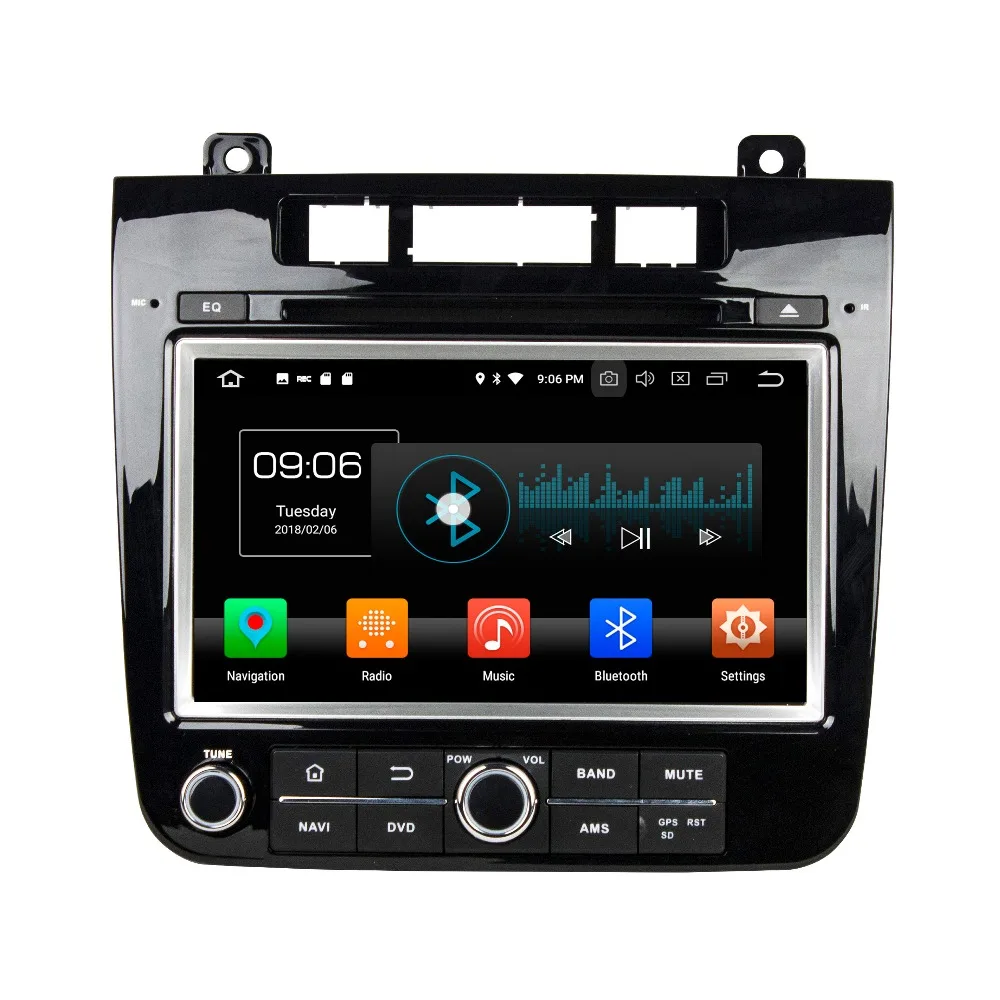 

KLYDE 8" 2 Din 8 Core Android 8.0 1024*600 Car DVD Player For VW TOUAREG 2010-2014 Audio Stereo Radio Car Multimedia Player