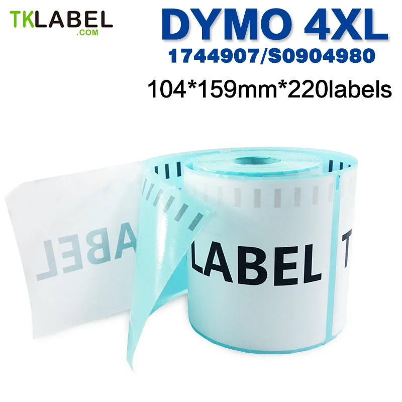 3R X Совместимость DYMO ярлыке S0904980 ярлыке 4XL 104*159(220 наклеек