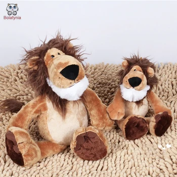 

BOLAFYNIA Deer lions and tigers Monkey children plush toy doll birthday Christmas gift Stuffed toy