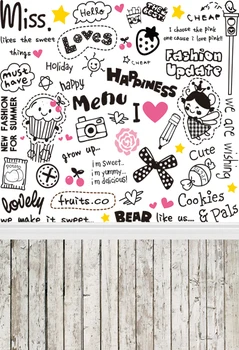 

Damask Wall Thin Vinly Photography Backdrop Wallpaper Floordrop Customize Newborns Digital Printing Backgrounds 1.5Mx2.2M F-300