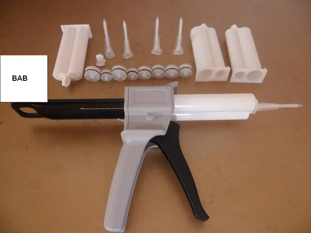 50 ml, 2:1 e 1:1, arma de