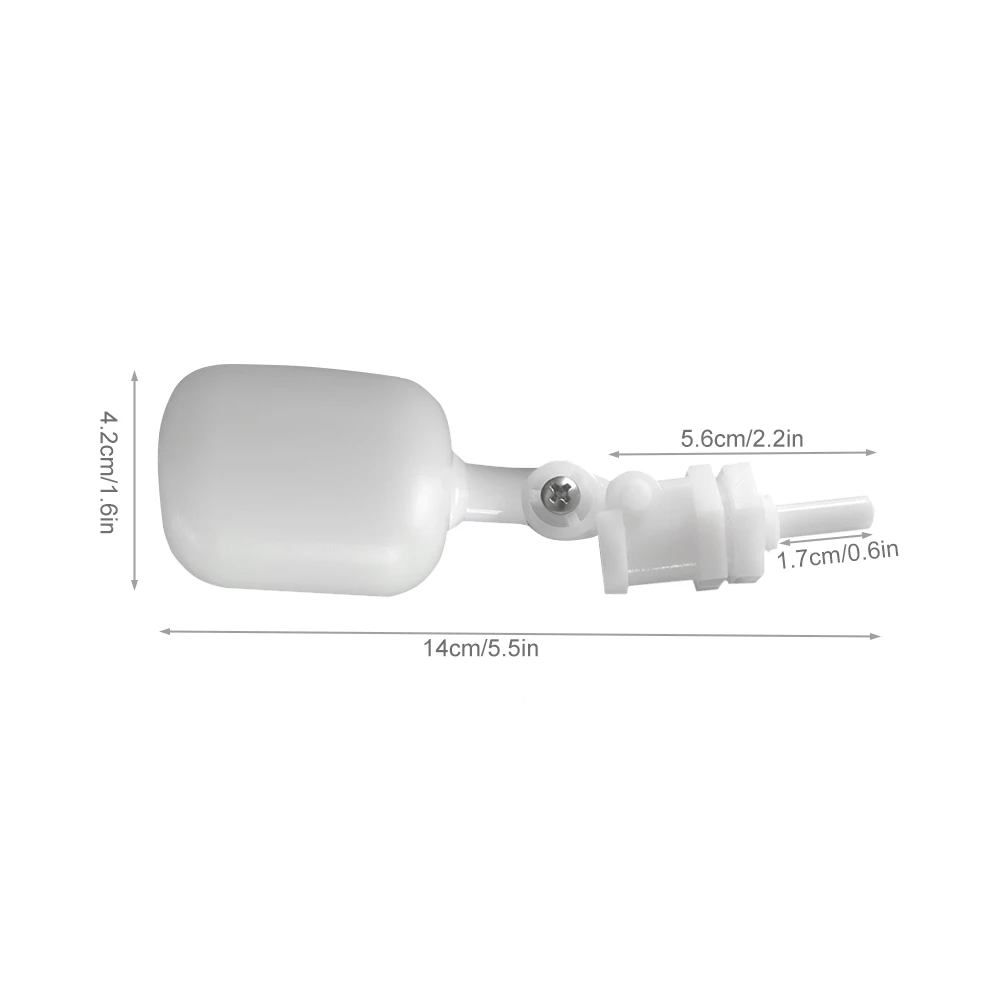 AUGKUN 2 шт. 1/" мини пластиковый поплавковый клапан комплект для RO фильтр воды поплавковый клапан для рыбы аквариум диспенсер воды DN8WK