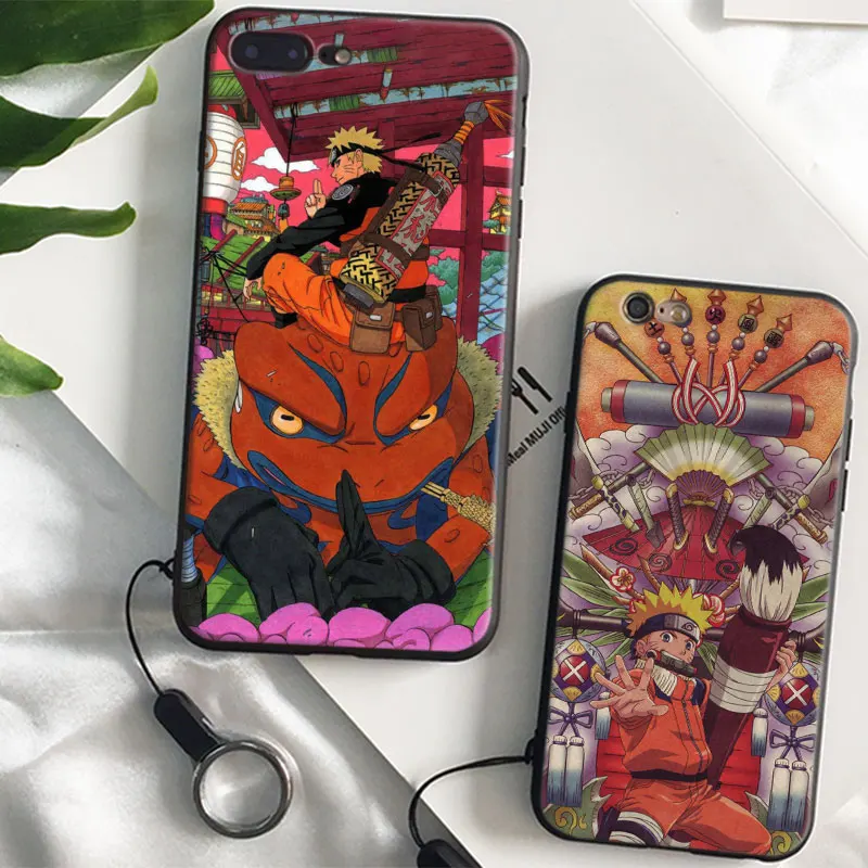 

Naruto Uzumaki Anime Coque soft silicone TPU Phone Case cover Shell For Apple iPhone 5 5s Se 6 6s 7 8 Plus X XR XS MAX