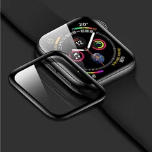 3D изогнутое стекло для Apple Watch 5 44 мм 40 мм iwatch чехол Защита экрана закаленное стекло для Apple watch 3 42 мм 38 мм аксессуары