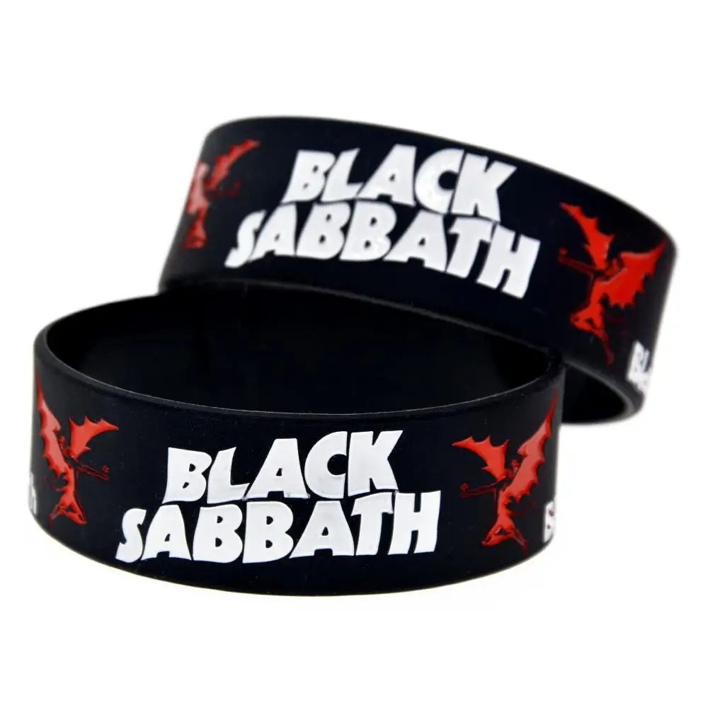 1 шт черный Sabbath силиконовый браслет для музыкального концерта