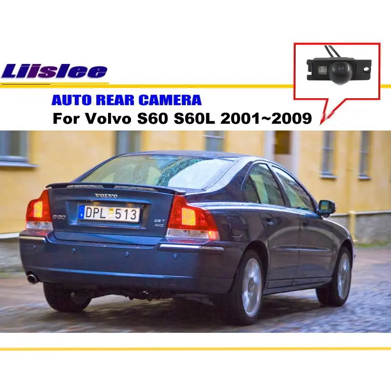 Liislee камера заднего вида, запасная парковочная камера для Volvo S60 S60L 2001~ 2009/HD CCD/светильник номерного знака