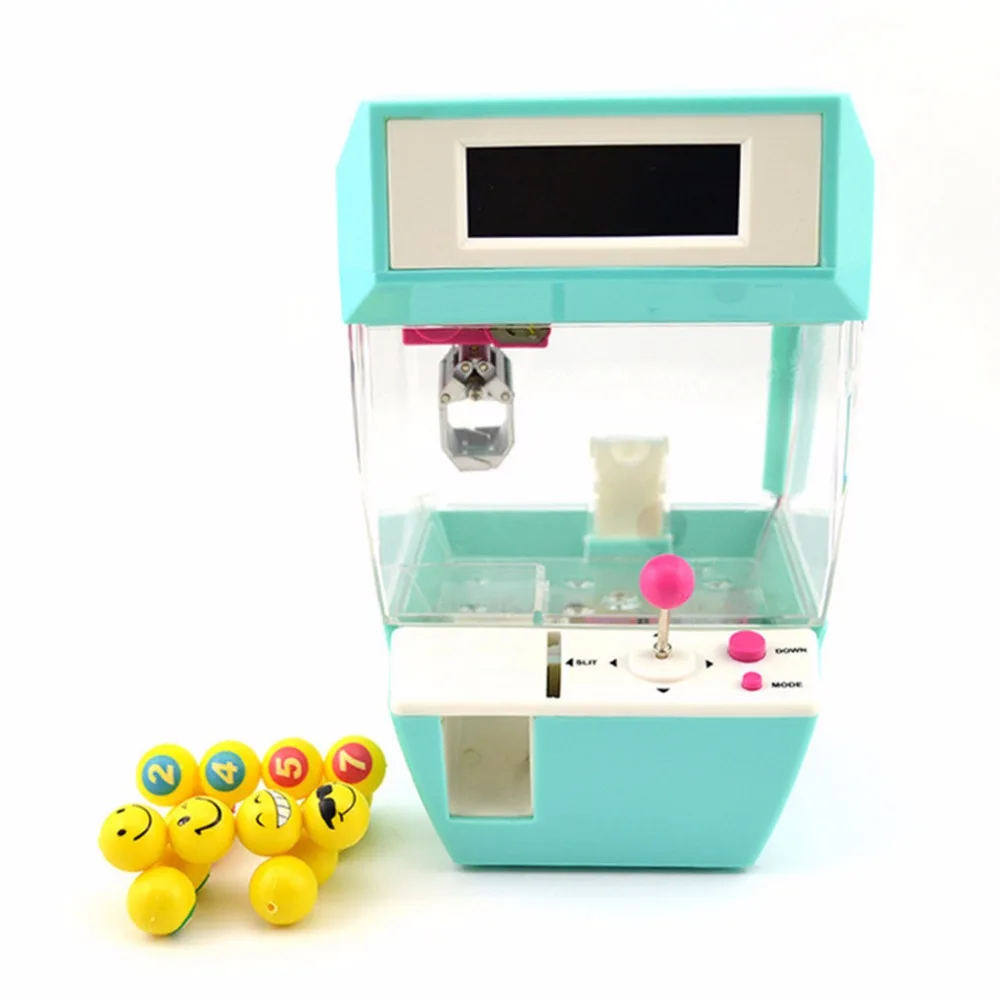 Ceny Moneta obsługiwana Candy Grabber Doll Candy Catcher łapa szczęścia + budzik gra planszowa Party fajne zabawki dla dzieci prezent na boże narodzenie