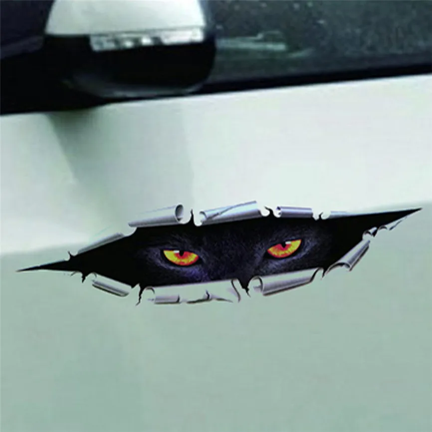 

Happy Halloween 1 Set Sticker Car Wall Home 3D Sticker Mural Decor Decal Removable Terror 21cm*5cm Sep#2