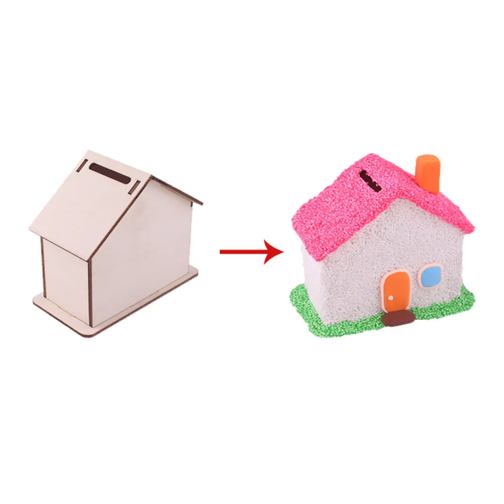 Детские игрушки DIY Миниатюрная модель головоломка кукольный домик креативная