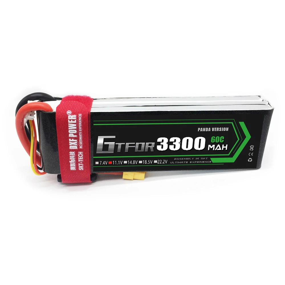 GTFDR 3S 11 1 V 3500mAh 60C Max120C RC вертолетный литий ионный аккумулятор для автомобиля лодки