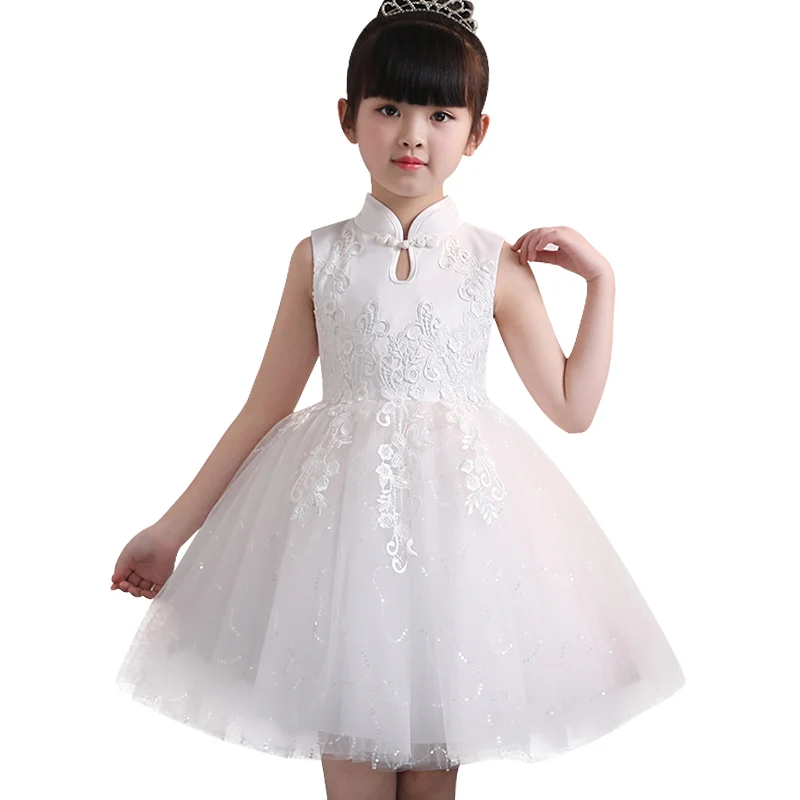 Новая детская одежда для маленьких девочек кружева шелковые платье принцессы для свадьбы Вечерние Детские платья для маленьких девочек
