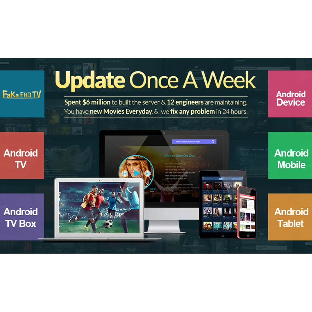 FaKaFHDTV for Android IPTV Ex-Yu Portugal Poland Italy IPTV Subscription France UK Germany Spain Romania IPTV Code Italian IP TV