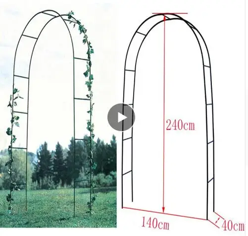 240 см/9" Высота x 140 см/55" Ширина Свадебные украшения металлическая Арка перголы в белый/темно-зеленый фон стенд