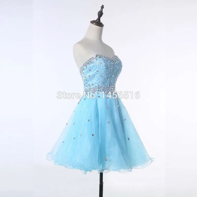 Vestidos de 15 anos curto Настоящая модель фото Короткие бальные платья Бисером Модные Лидер продаж 8th класс выпускные