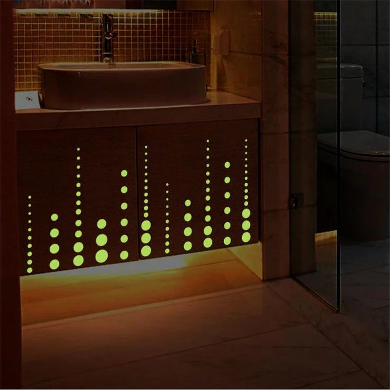 400pcs Glow In The Dark Star Round Dot Wall Stickers Luminous Home Kids Room Decor Cartoon DIY Switch Sticker Wall Stickers