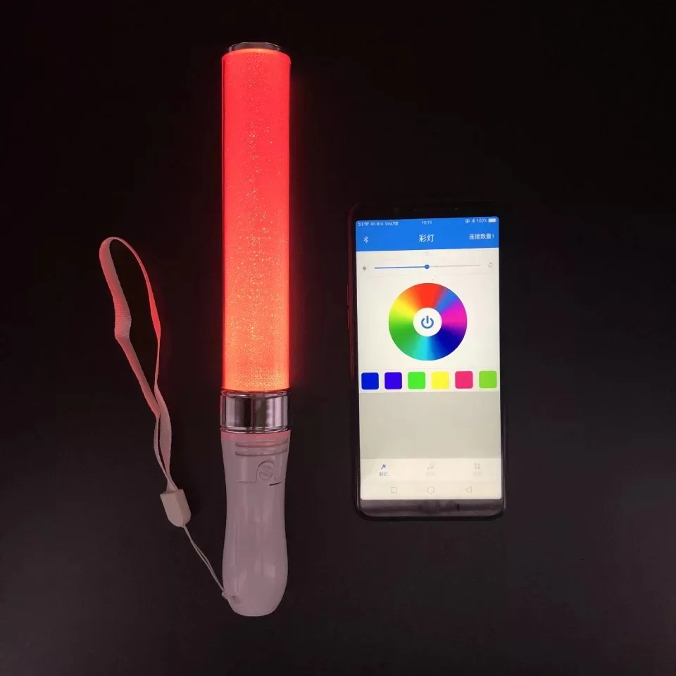 

Bluetooth led stick/bluetooth controlled glow product/music flash stick