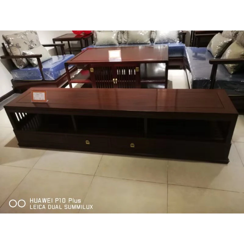 Carving Furniture Rosewood Living Room Tv Stand Wall Side Corner