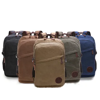 

Men and women large capacity fashion casual canvas backpack outdoor luggage bag large capacity backpack solid color T624