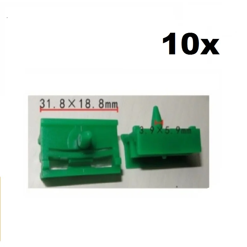 

x10 pcs Rocker Panel Door Sill Moulding Clips Fasteners 51718184574 For BMW:E36 E46 E90 E91 3 Series