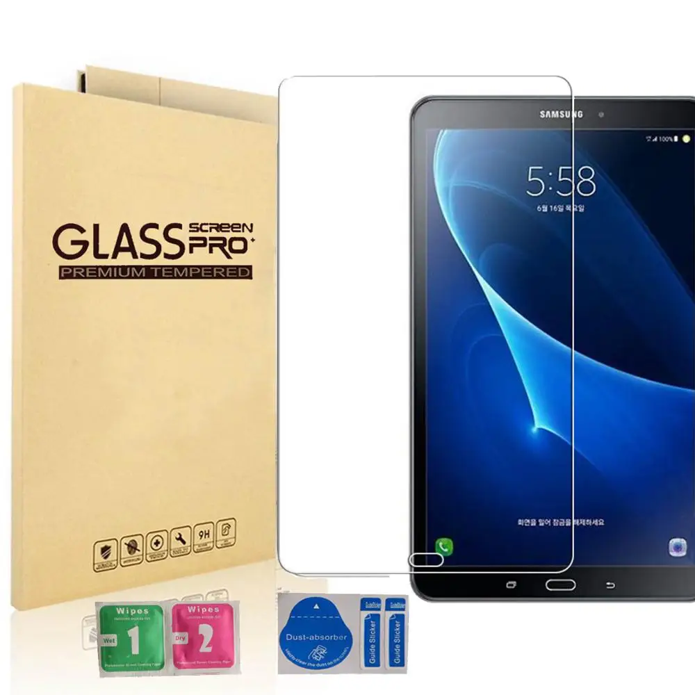[2-Pack] для Samsung Galaxy Tab A6 10,1 закаленное Стекло защита экрана SM T580 T585 P580 P585 модель защитная пленка
