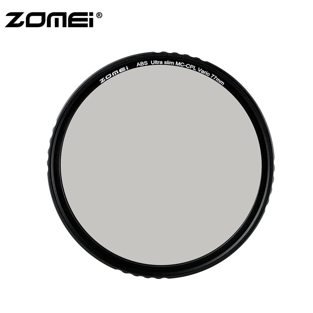 ZoMei ABS MC CPL фильтр PL-CIR поляризационный многослойный для камеры DLSR 52 мм 55 58 62 65 67 72 77 82