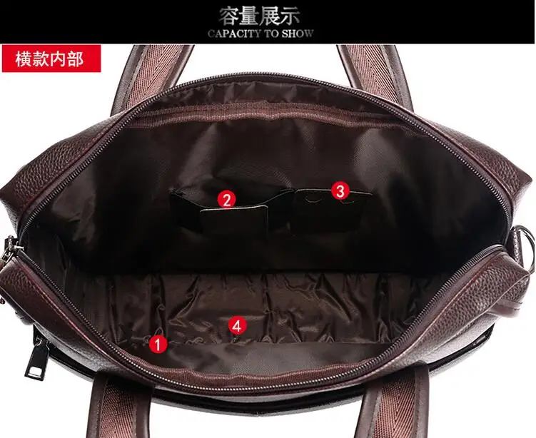 Мужской повседневный портфель, деловая сумка через плечо, сумка через плечо, мужской портфель, кожаная сумка, сумка для ноутбука