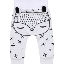 Длинные штаны-шаровары унисекс для маленьких мальчиков и девочек, брюки с животными, леггинсы