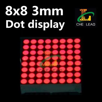

10pcs 8x8 red digital tube 3mm LED Dot Matrix Display 32*32MM Common anode LED display