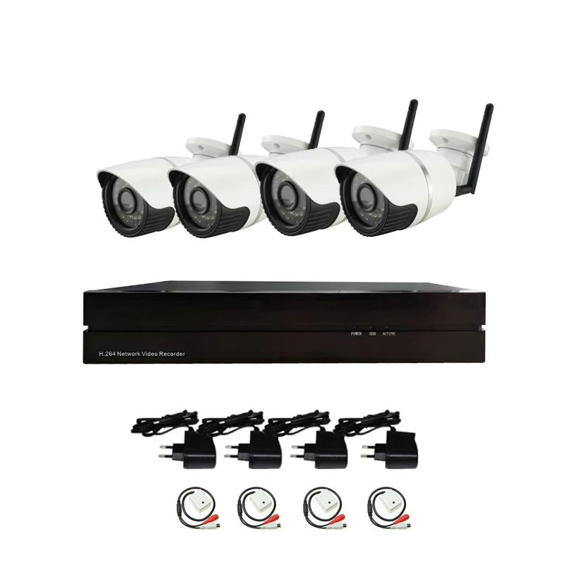 Audio wireless wifi outdoor 960P 1.3MP HD IP Camera 36IR night vision 8CH NVR onvif p2p security suite