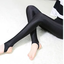 Женские блестящие леггинсы большого размера плюс, блестящие леггинсы для тренировок, эластичные сексуальные леггинсы, облегающая женская одежда