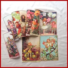 10 шт. Феи цифровая печать ручная окрашенная ткань DIY шитье Лоскутная Ткань Скрапбукинг для кошелька сумка Декор стены цветок девушка