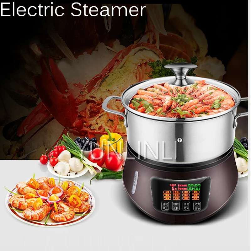 

Multipurpose Electric Steamer Household Multifunction & Large Capacity Stainless Steel Steam Cooker Steaming Hot Pot HGZQ-26GB01
