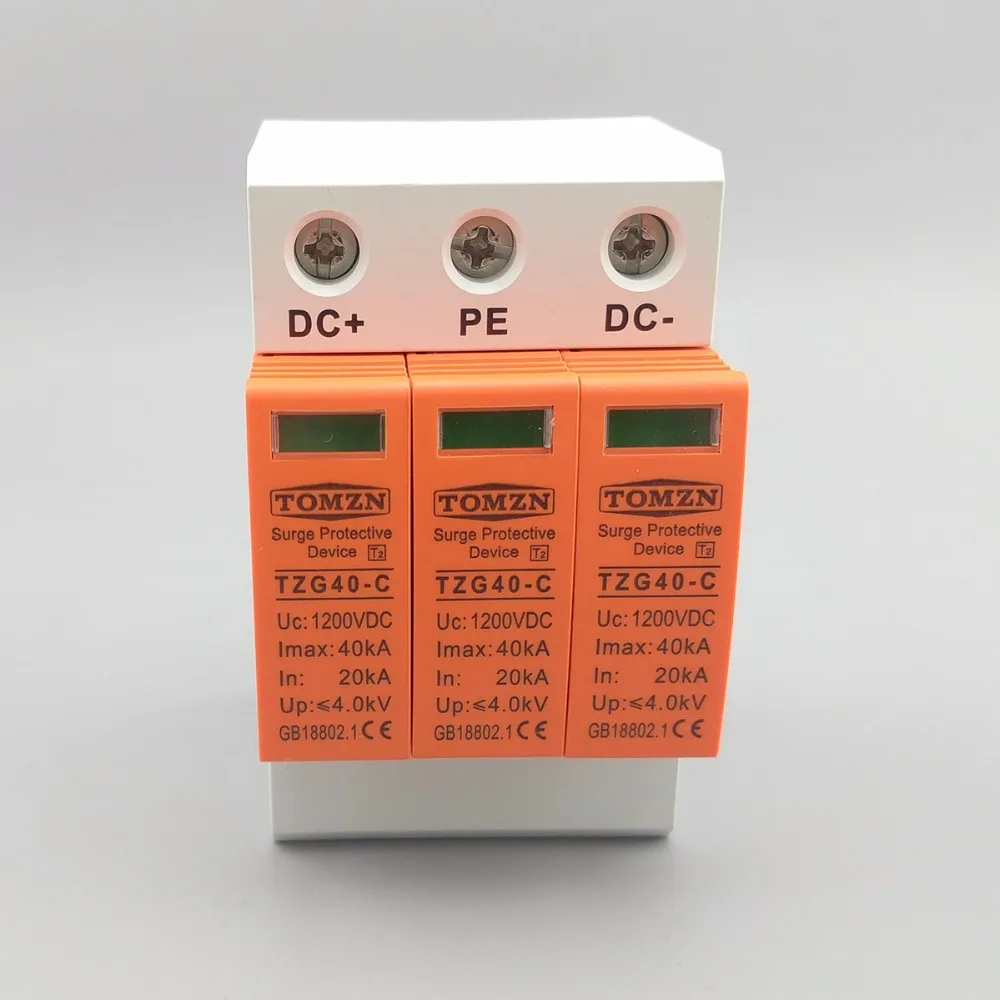 SPD DC 1200V 20KA ~ 40KA дом Защита от перенапряжения защитное Низковольтное устройство|house